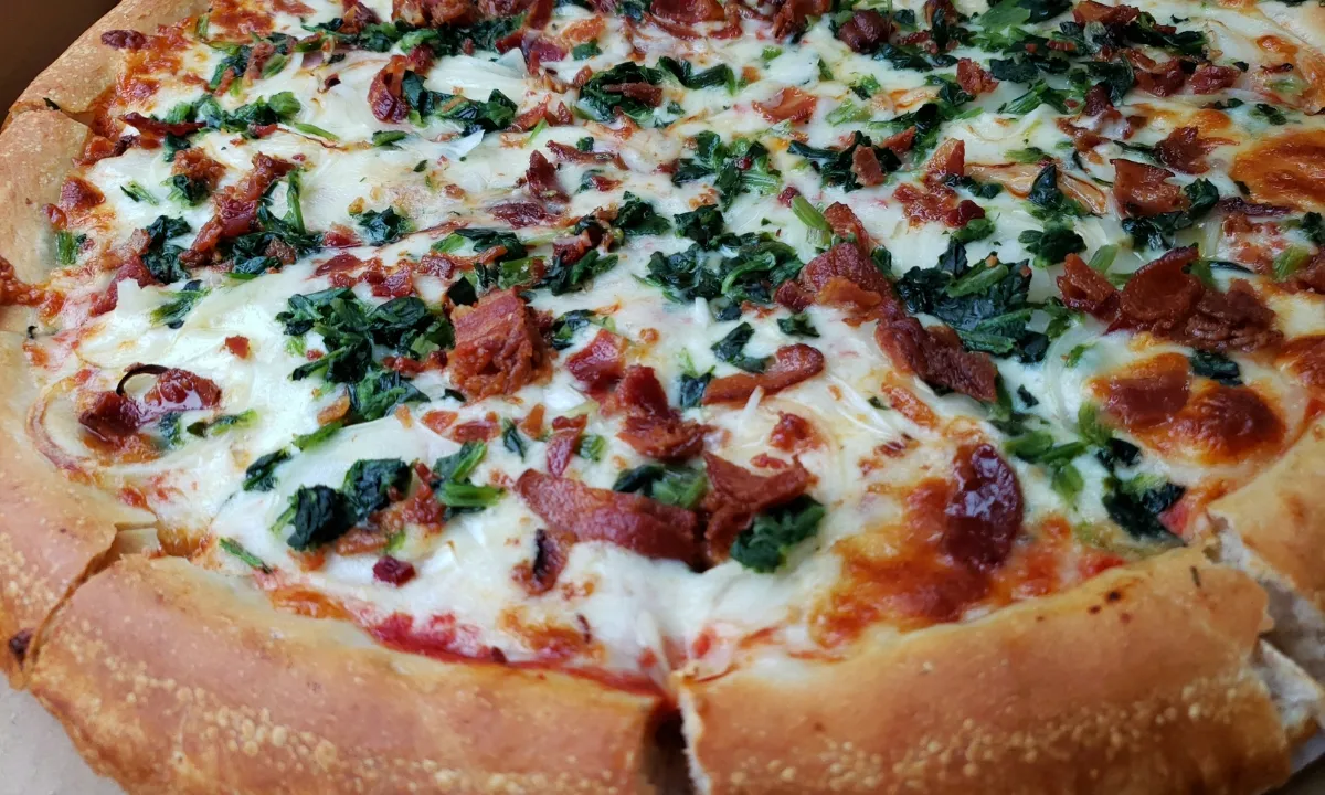 Pizza de Espinafre