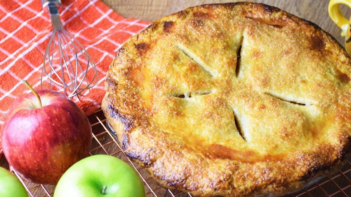Torta de maçã americana